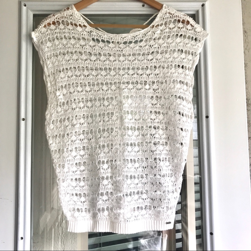 Crochet Knit Boho Top